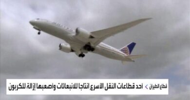 قطاع الطيران بحاجة لـ 1.4 تريليون دولار لخفض 65% من الانبعاثات