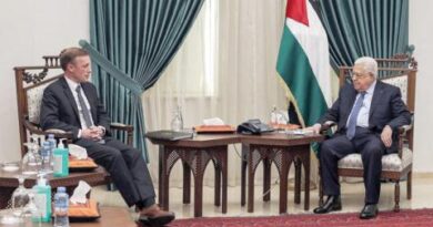 عباس يعبر لسوليفان عن إحباط الفلسطينيين من واشنطن