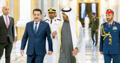 تأكيد إماراتي ـ عراقي على توافق الرؤى حول القضايا المشتركة