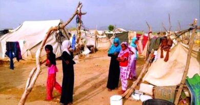 انخفاض عدد النازحين داخل اليمن حوالي الضعف بالثلث الأول من هذا العام