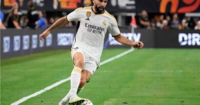 كارفخال يغيب عن تدريب ريال مدريد