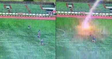 صاعقة رعدية تنهي حياة لاعب كرة قدم خلال مباراة بإندونيسيا.. (فيديو)