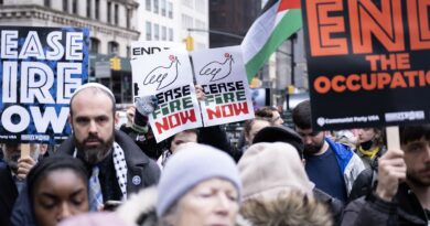 بالصور.. مظاهرة مؤيدة لفلسطين بنيويورك لـ24 ساعة متواصلة