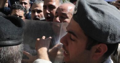 نائب لبناني يتعرض للاعتداء على يد القوى الأمنية خلال وقفة احتجاجية