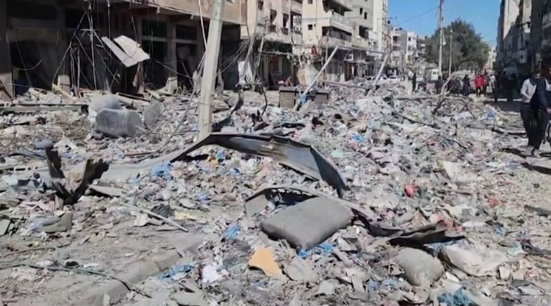 حجم الدمار الذي خلّفته العملية البرية الإسرائيلية في حي الزيتون